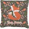 Foxy Mama Faux-Linen Throw Pillow