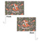 Foxy Mama Car Flag - 11" x 8" - Front & Back View