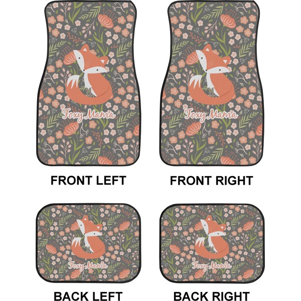 Foxy Mama Car Floor Mats Set (2F + 2B)