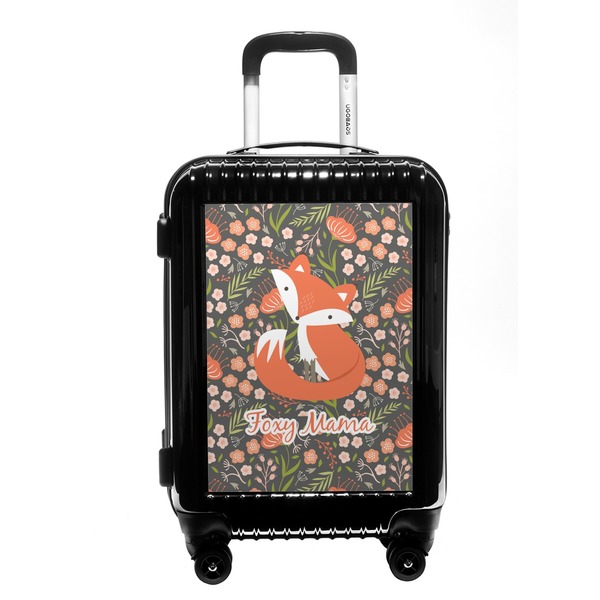 Custom Foxy Mama Carry On Hard Shell Suitcase