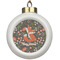 Foxy Mama Ceramic Ball Ornament
