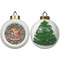 Foxy Mama Ceramic Christmas Ornament - X-Mas Tree (APPROVAL)