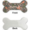Foxy Mama Ceramic Flat Ornament - Bone Front & Back Single Print (APPROVAL)