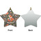 Foxy Mama Ceramic Flat Ornament - Star Front & Back (APPROVAL)