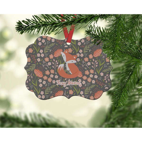 Foxy Mama Christmas Ornament (On Tree)