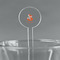 Foxy Mama 5.5" Round Plastic Stir Sticks - Clear