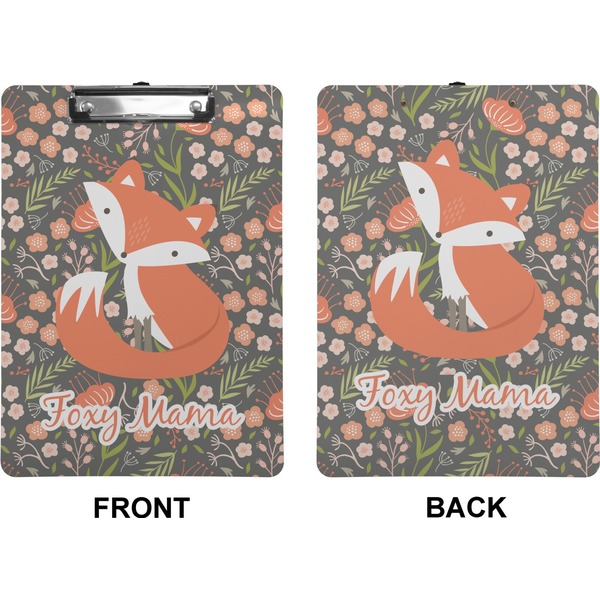 Foxy Mama Clipboard (Letter) (Front + Back)