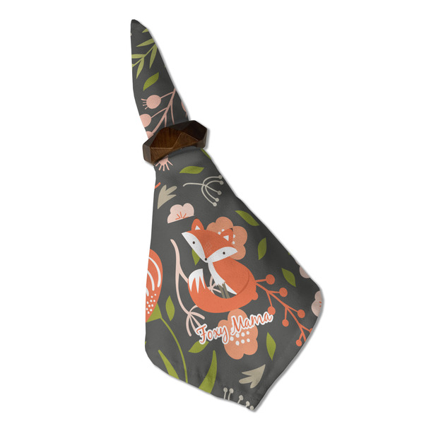 Foxy Mama Cloth Napkins - Personalized Dinner (Folded in Ring) (MAIN)