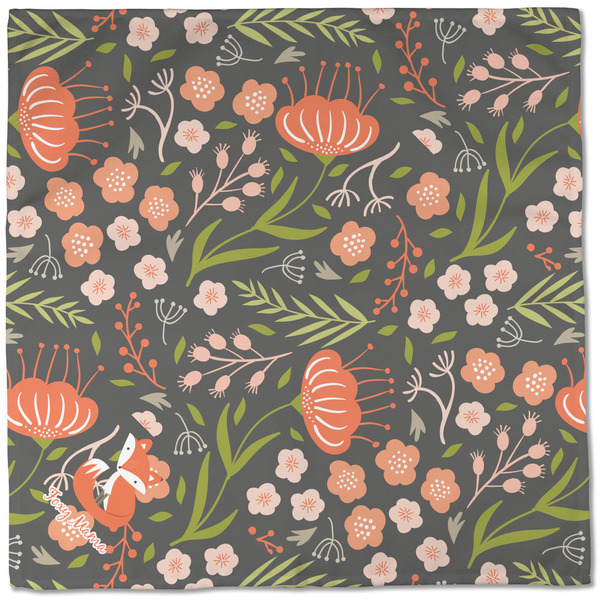 Foxy Mama Cloth Napkins - Personalized Dinner (Full Open)