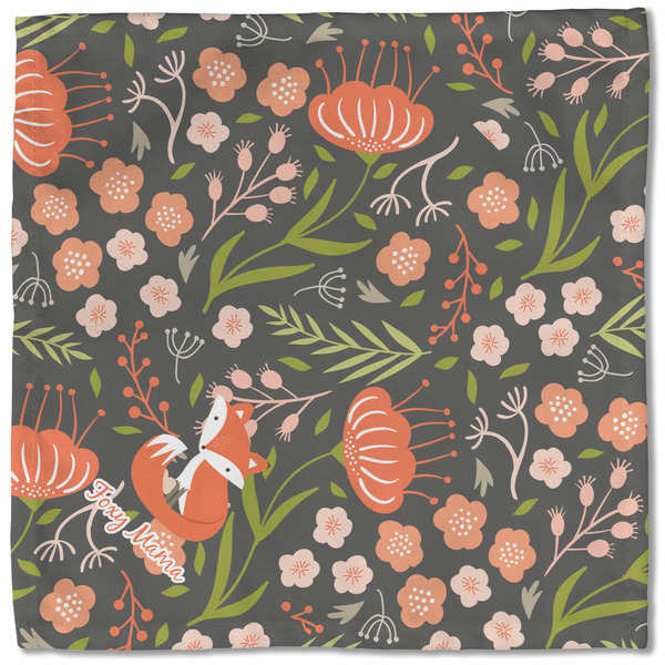 Foxy Mama Cloth Napkins - Personalized Lunch (Single Full Open)