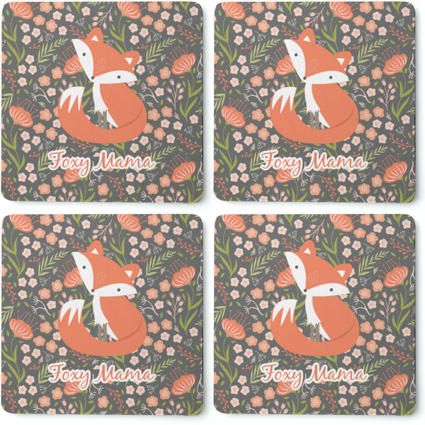 Foxy Mama Coaster Rubber Back - Apvl
