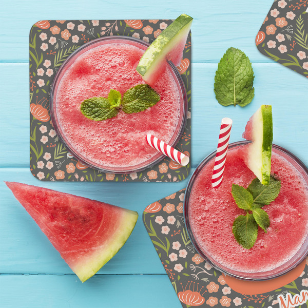 Foxy Mama Coaster Set - LIFESTYLE