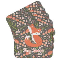 Foxy Mama Cork Coaster - Set of 4