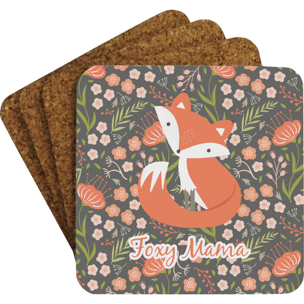 Foxy Mama Coaster Set (Personalized)