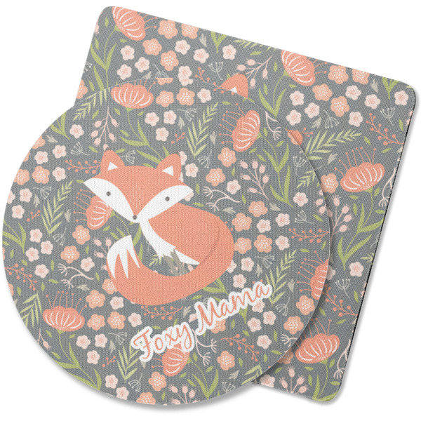 Custom Foxy Mama Rubber Backed Coaster