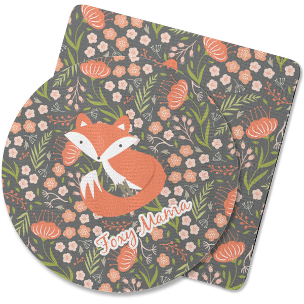 Custom Foxy Mama Rubber Backed Coaster