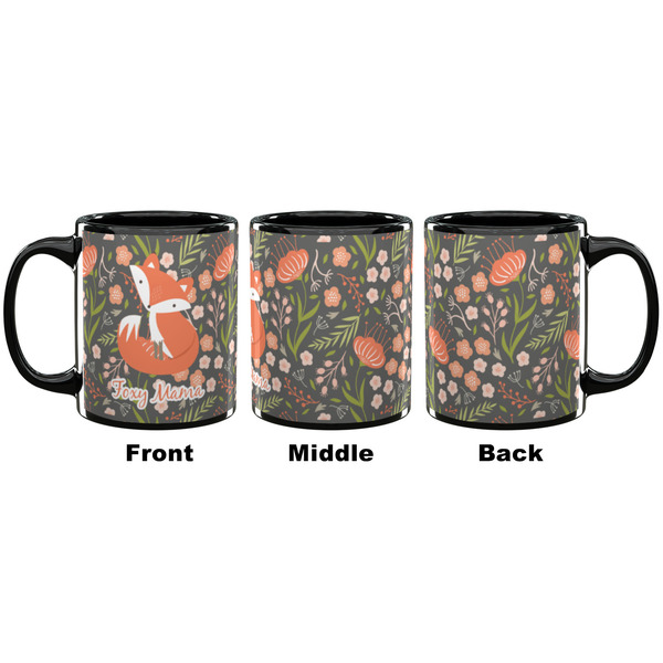 Foxy Mama Coffee Mug - 11 oz - Black APPROVAL