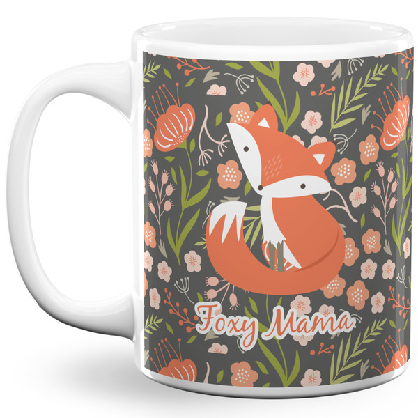 Custom Foxy Mama 11 Oz Coffee Mug - White
