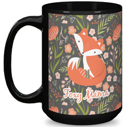Foxy Mama 15 Oz Coffee Mug - Black
