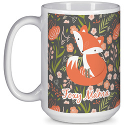 Foxy Mama 15 Oz Coffee Mug - White