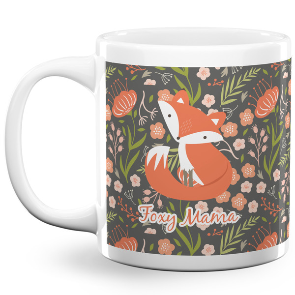 Custom Foxy Mama 20 Oz Coffee Mug - White