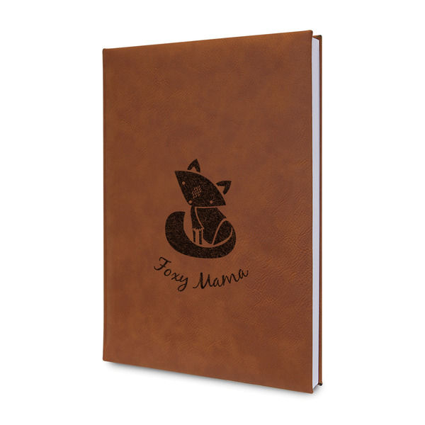 Custom Foxy Mama Leatherette Journal - Double Sided