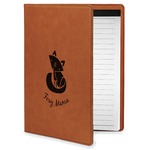 Foxy Mama Leatherette Portfolio with Notepad - Small - Single Sided