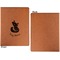 Foxy Mama Cognac Leatherette Portfolios with Notepad - Small - Single Sided- Apvl