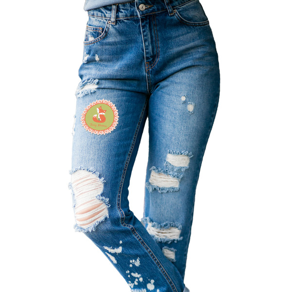 Foxy Mama Custom Shape Iron On Patches - L - single APPROVAL