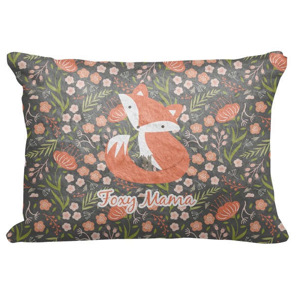 Custom Foxy Mama Decorative Baby Pillowcase - 16"x12"