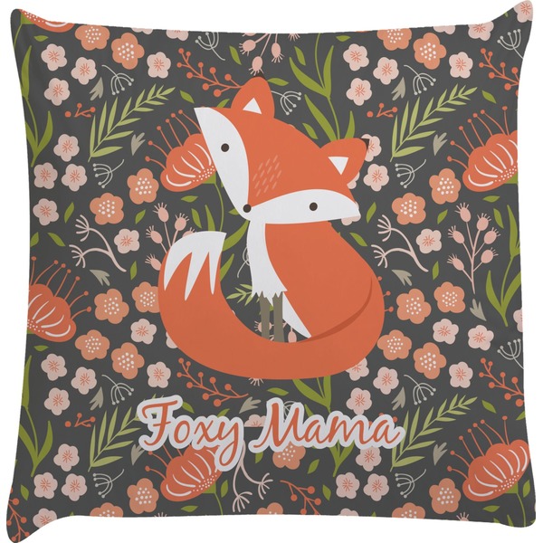 Custom Foxy Mama Decorative Pillow Case