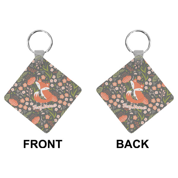 Foxy Mama Diamond Keychain (Front + Back)