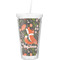 Foxy Mama Double Wall Tumbler with Straw