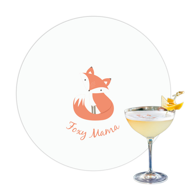 Custom Foxy Mama Printed Drink Topper