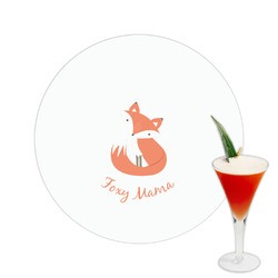 Foxy Mama Printed Drink Topper -  2.5"
