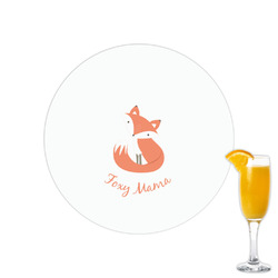 Foxy Mama Printed Drink Topper - 2.15"