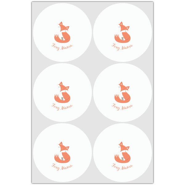 Foxy Mama Drink Topper - XLarge - Set of 6