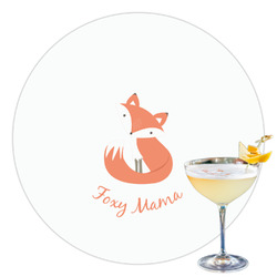 Foxy Mama Printed Drink Topper - 3.5"
