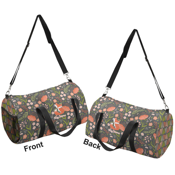 Foxy Mama Duffle bag small front and back sides