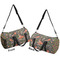 Foxy Mama Duffle bag small front and back sides