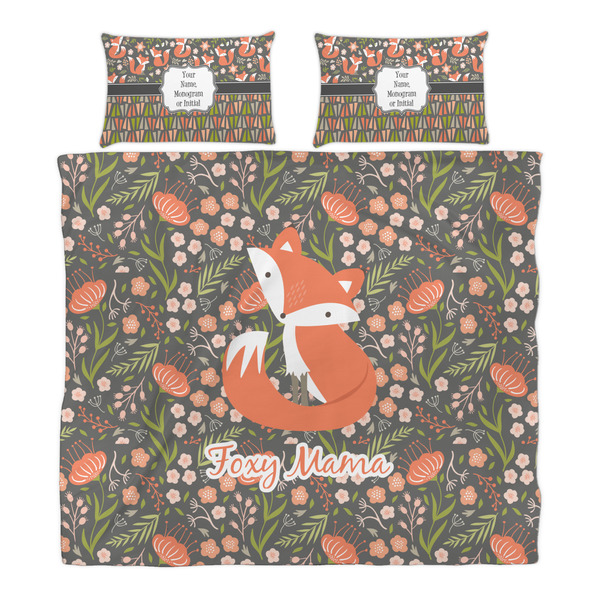 Foxy Mama Duvet Cover Set - King - Alt Approval