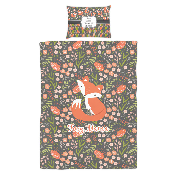 Foxy Mama Duvet Cover Set - Twin - Alt Approval