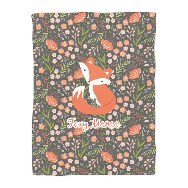 Foxy Mama Duvet Cover - Twin - Front