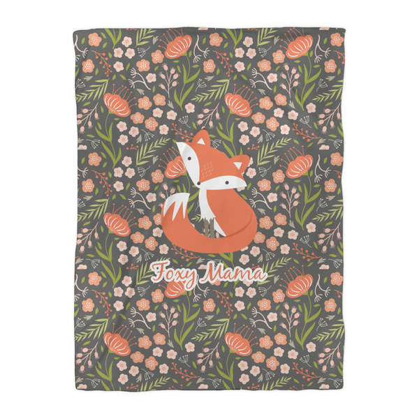 Foxy Mama Duvet Cover - Twin XL - Front