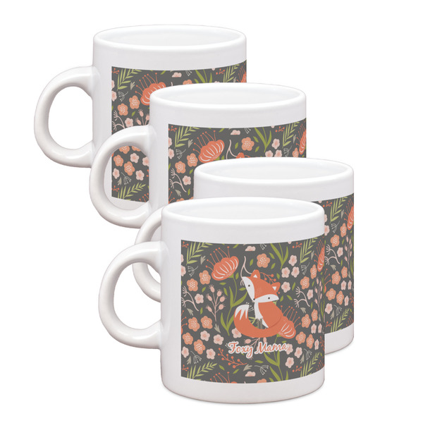 Custom Foxy Mama Single Shot Espresso Cups - Set of 4