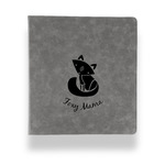 Foxy Mama Leather Binder - 1" - Grey