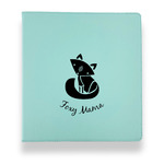 Foxy Mama Leather Binder - 1" - Teal