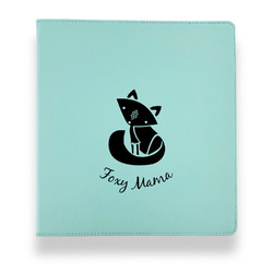 Foxy Mama Leather Binder - 1" - Teal