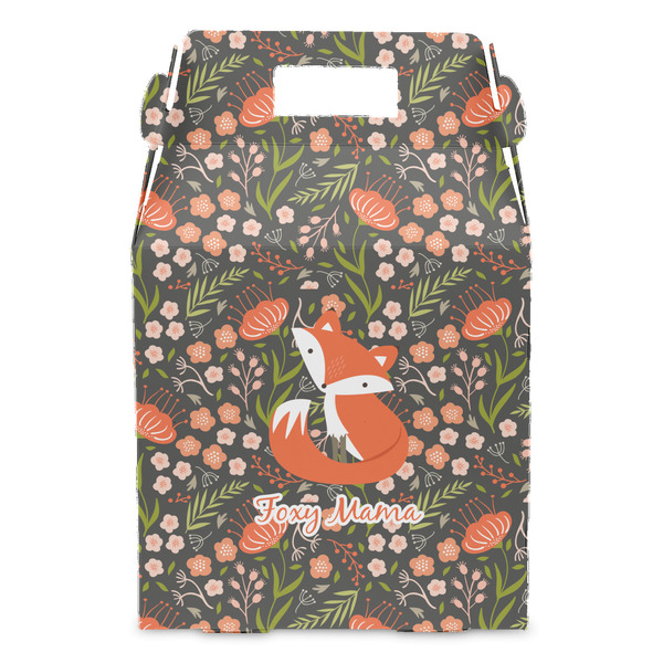 Foxy Mama Gable Favor Box - Front