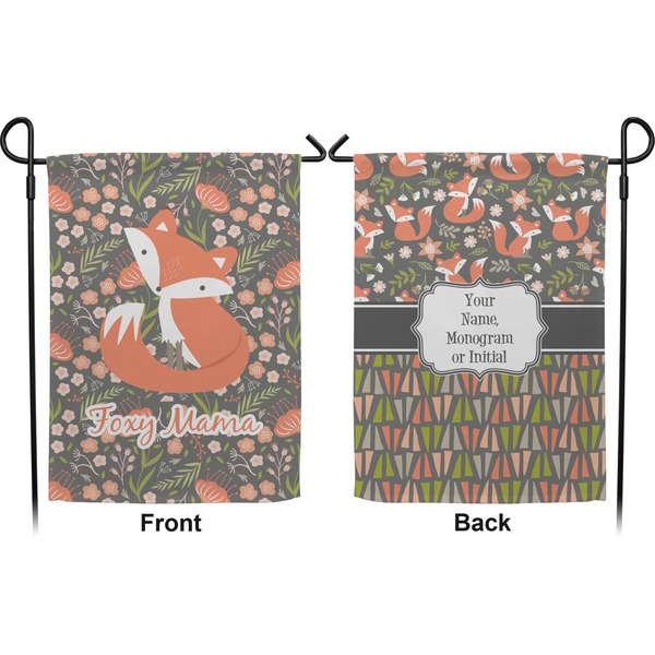 Foxy Mama Garden Flag - Double Sided Front and Back